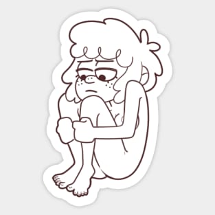 alone Sticker